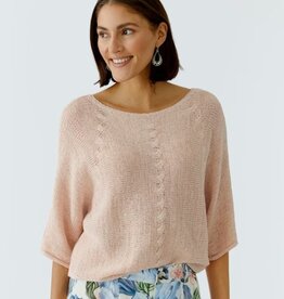 Oui Pullover 3/4 Mouw Rose