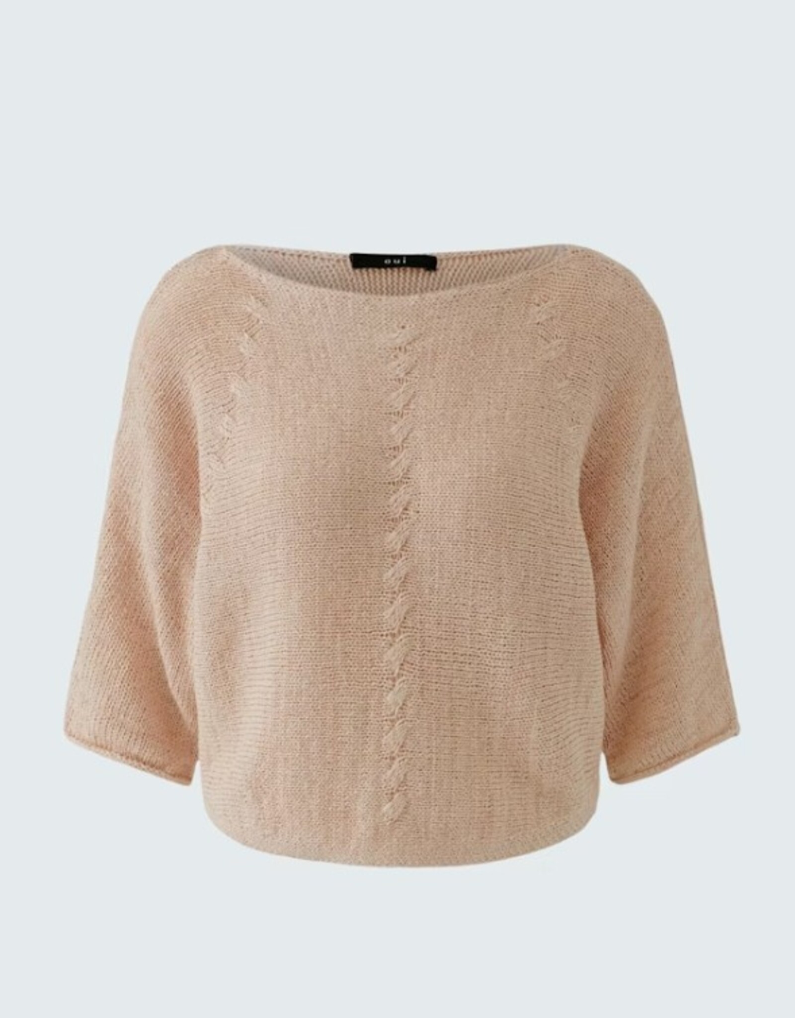 Oui Pullover 3/4 Mouw Rose