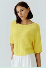 Oui Pullover 3/4 Mouw Lemon Zest