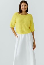 Oui Pullover 3/4 Mouw Lemon Zest