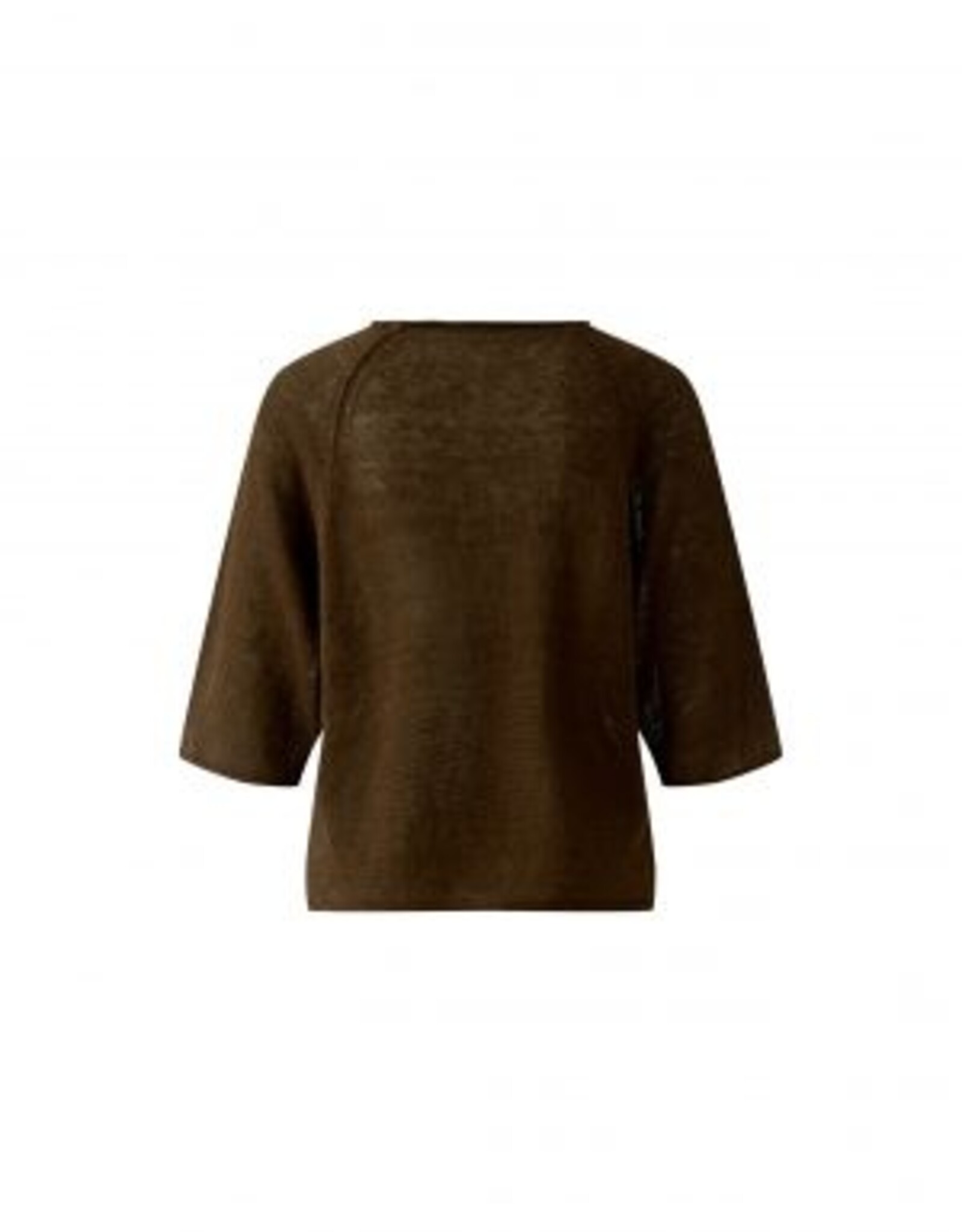 Oui Pullover 3/4/Mouw Bruin