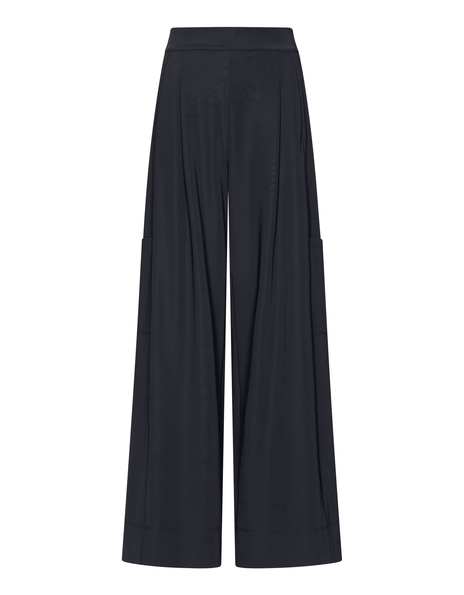 JapanTKY Koyuki Pantalon Wide Leg Zakken Navy