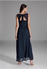 Swing Jurk Lang Mouwloos  Mullet Skirt Navy