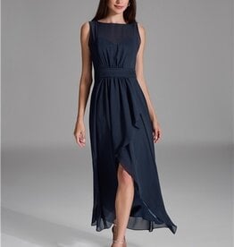 Swing Jurk Lang Mouwloos  Mullet Skirt Navy