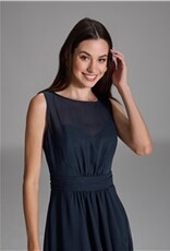 Swing Jurk Lang Mouwloos  Mullet Skirt Navy