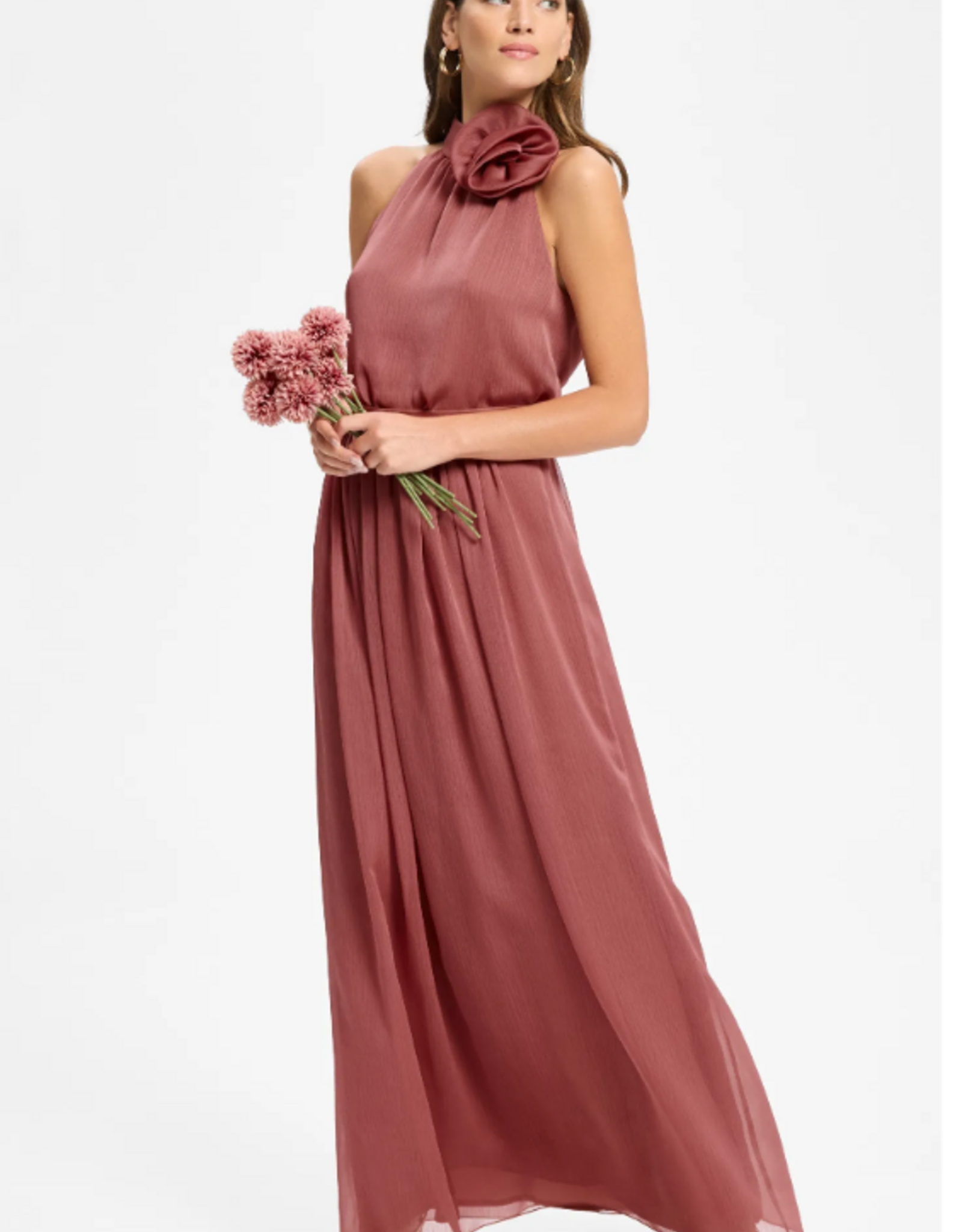 Swing Top Flower Chiffon Blush Rose