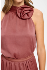 Swing Top Flower Chiffon Blush Rose