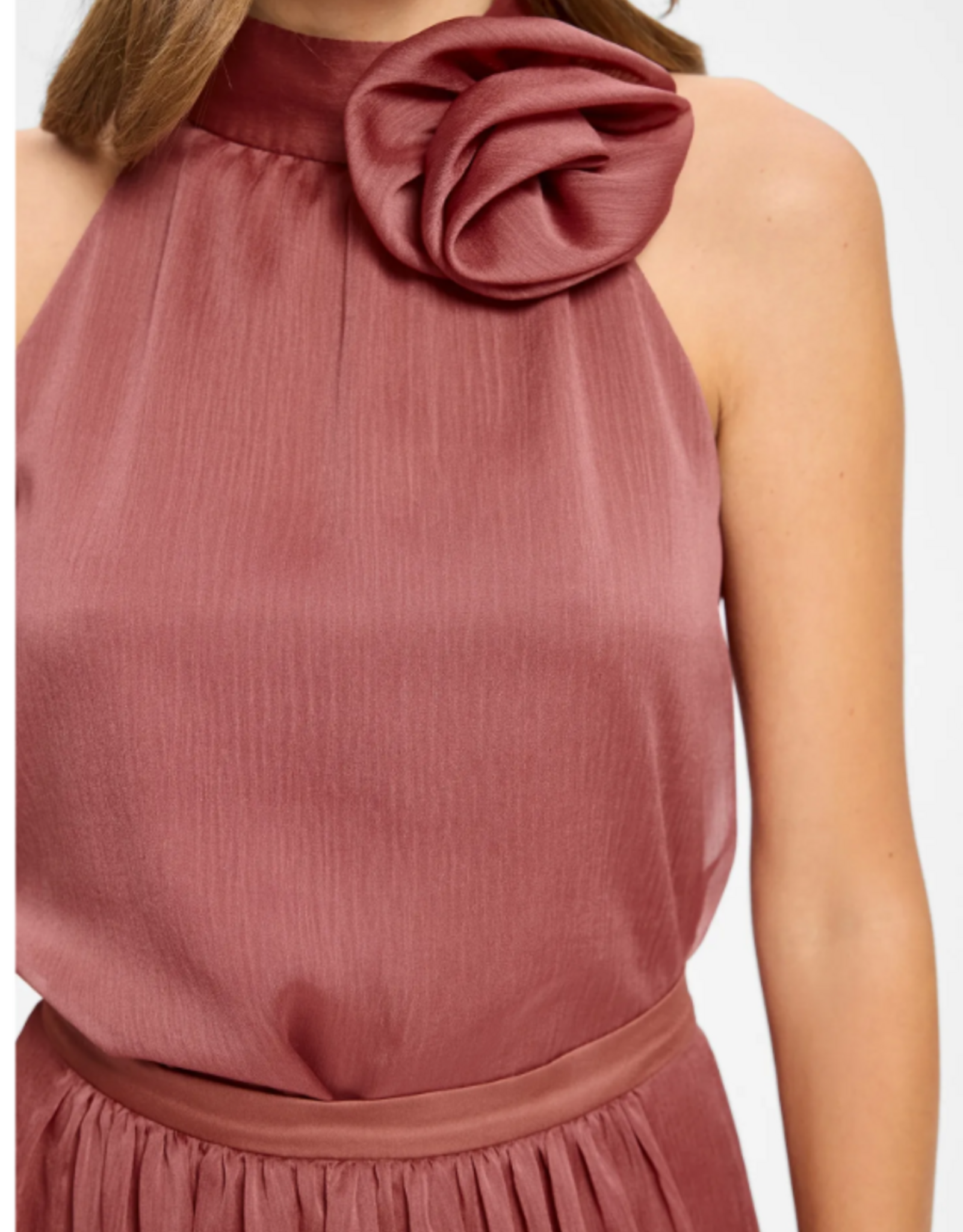 Swing Top Flower Chiffon Blush Rose