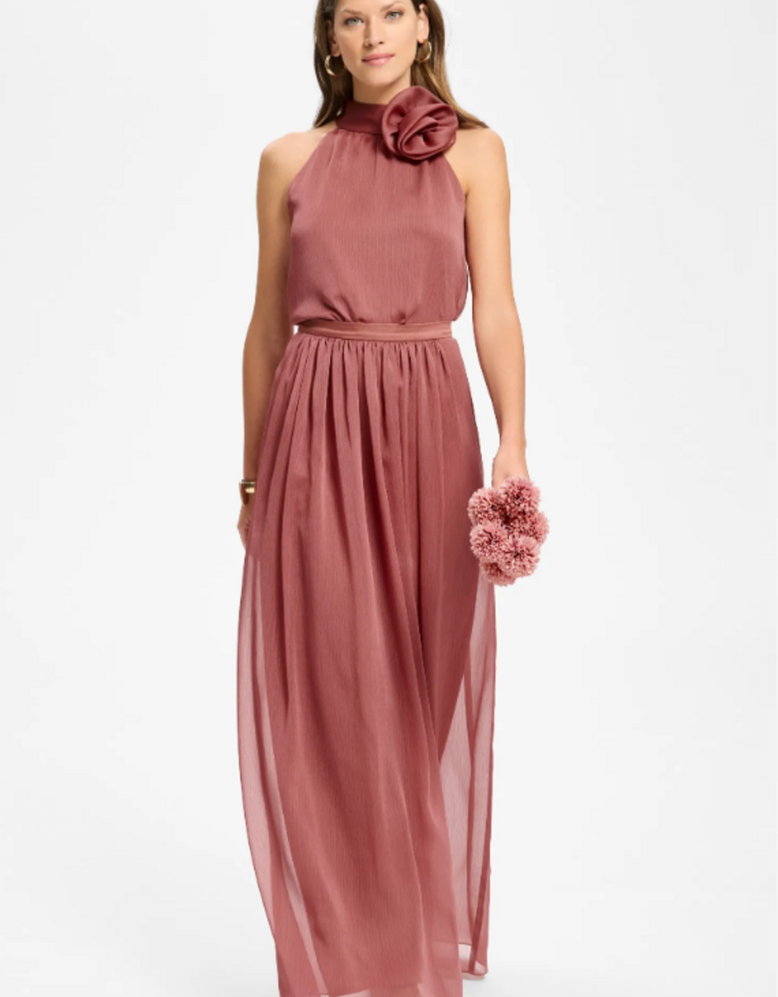 Swing Top Flower Chiffon Blush Rose