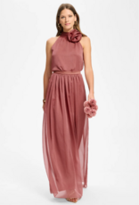 Swing Rok  Crinckle Chiffon Blush Rose