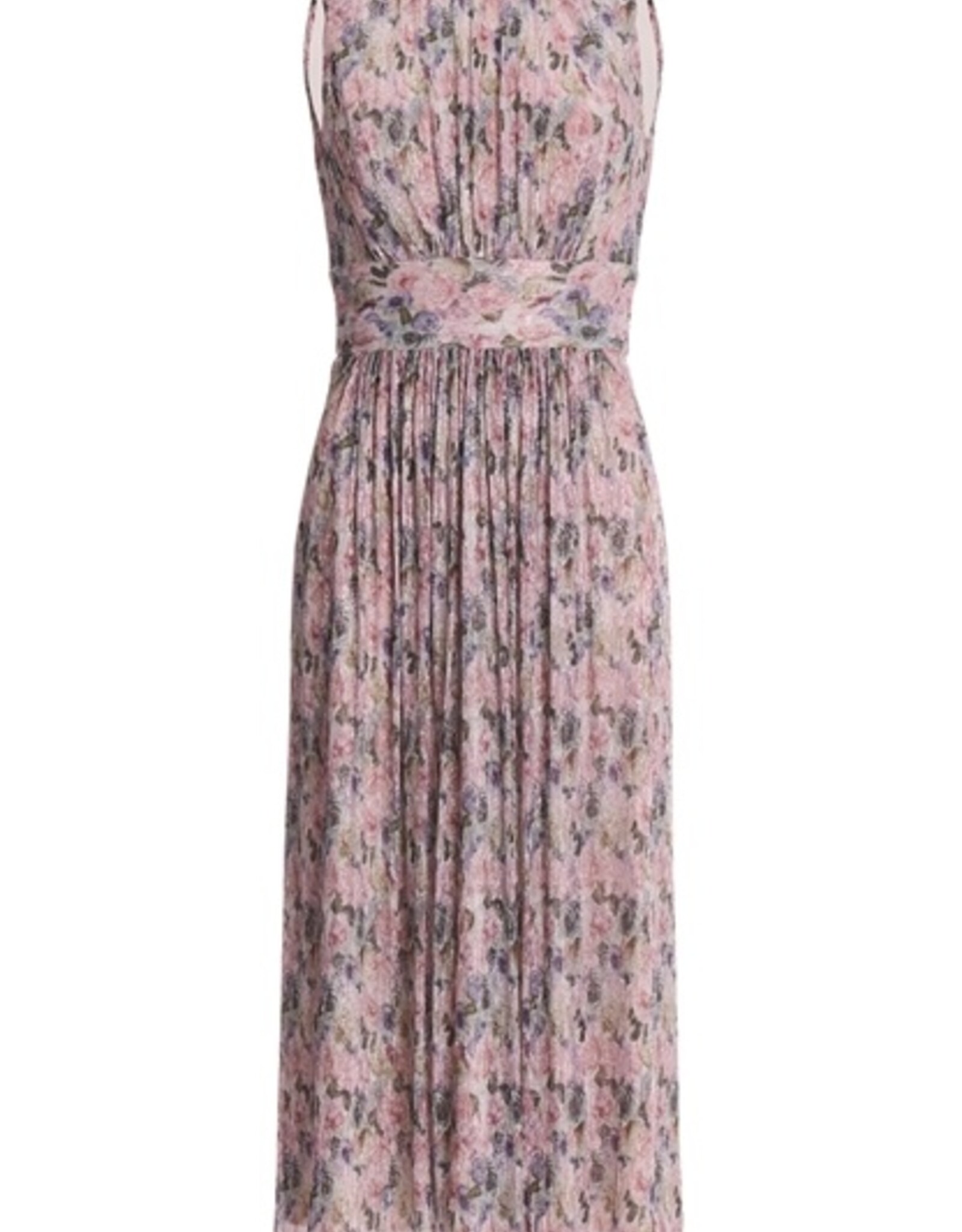 Swing Jurk Pleated Jersey Blush Rose