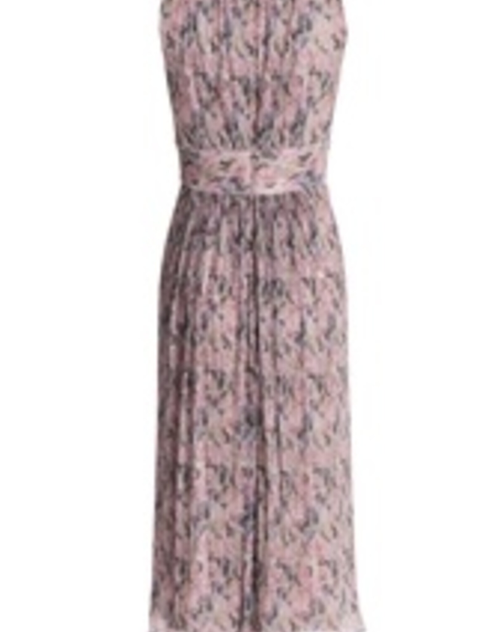 Swing Jurk Pleated Jersey Blush Rose