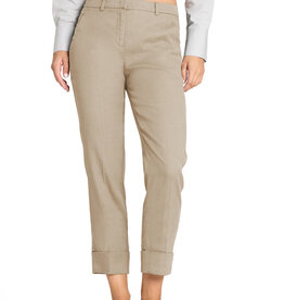 Cambio Pantalon Krystal Summer Linen Stretch Biscuit Suede