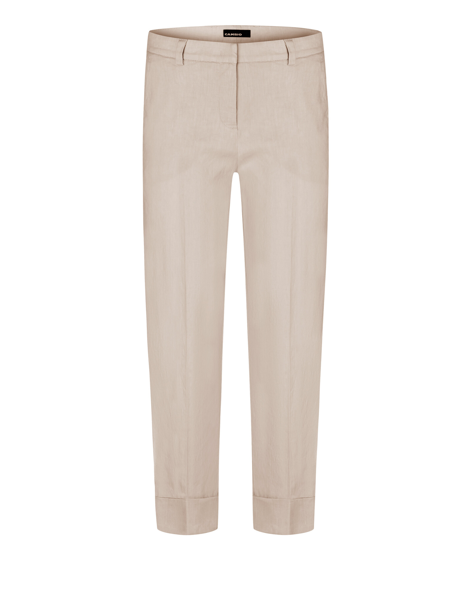 Cambio Pantalon Krystal Summer Linen Stretch Biscuit Suede
