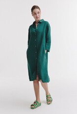 Josephine &CO Bailyn Overhemd Jurk Linnen Dark Green