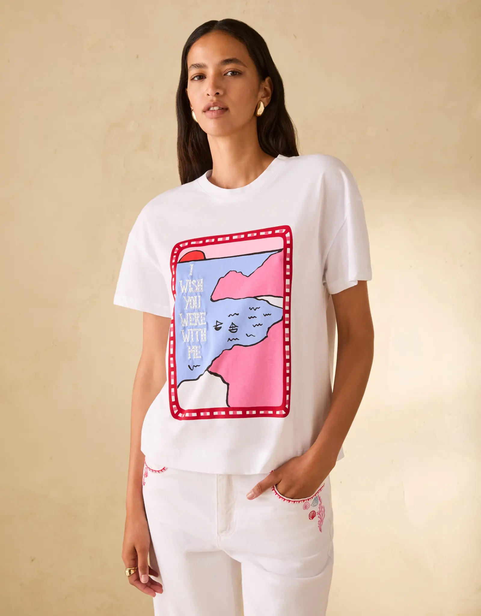 PENNYBLACK Tabarin I Wish Rose Rood Blauw Print