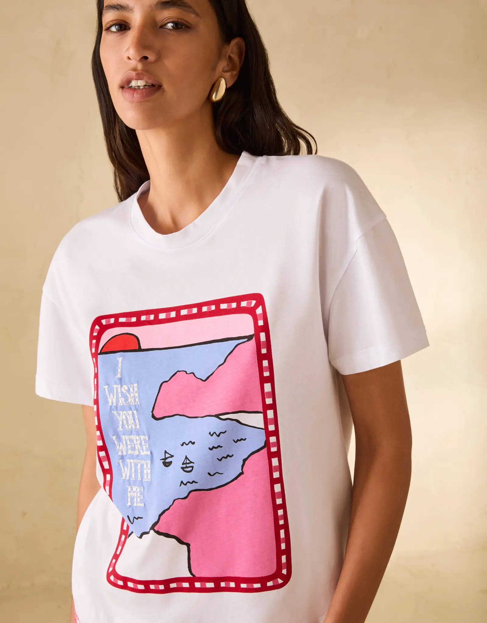 PENNYBLACK Tabarin I Wish Rose Rood Blauw Print