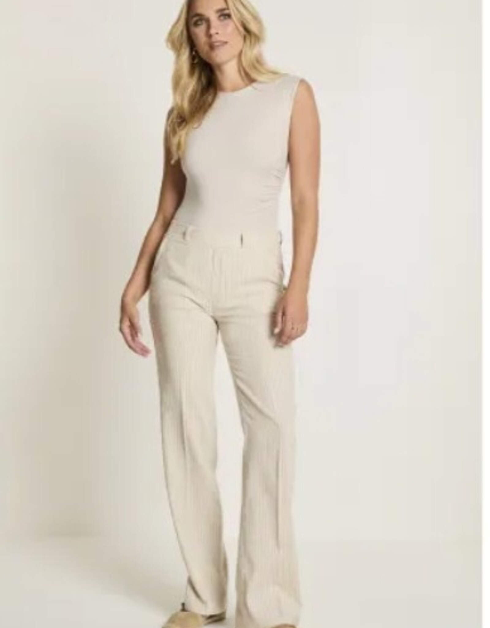 Para MI Hanna Striped Linnen Sand