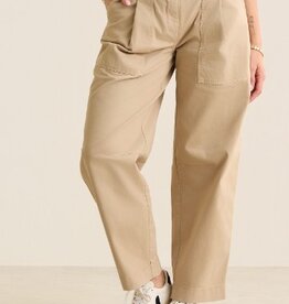 Cambio Pantalon October Studio87 Wijd Barrel  Sand Kleur