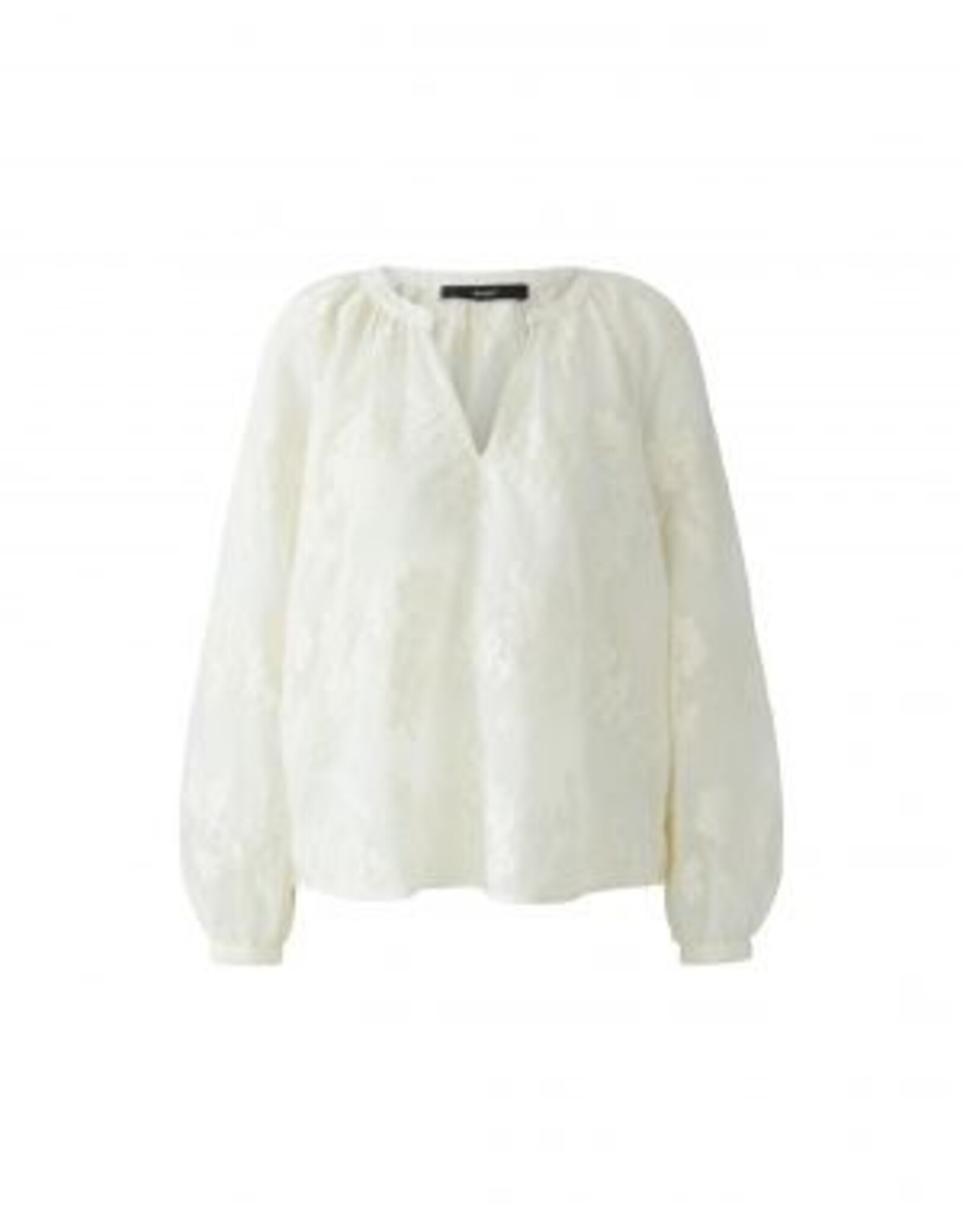 Oui Blouse Eggnog/ Off White Bloem
