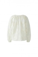 Oui Blouse Eggnog/ Off White Bloem