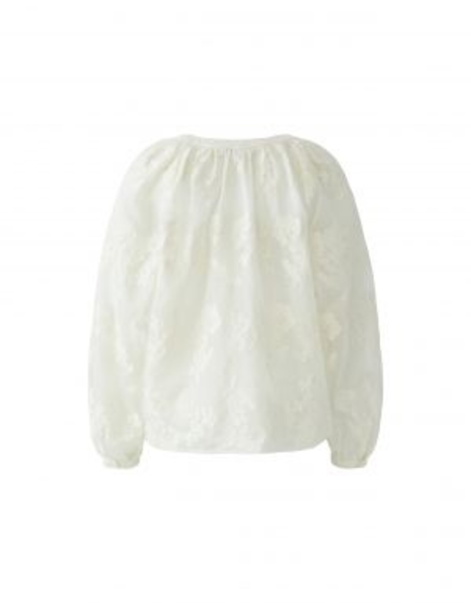 Oui Blouse Eggnog/ Off White Bloem