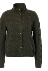 JcSophie Pippin Vest Met Kabel Thyme Green