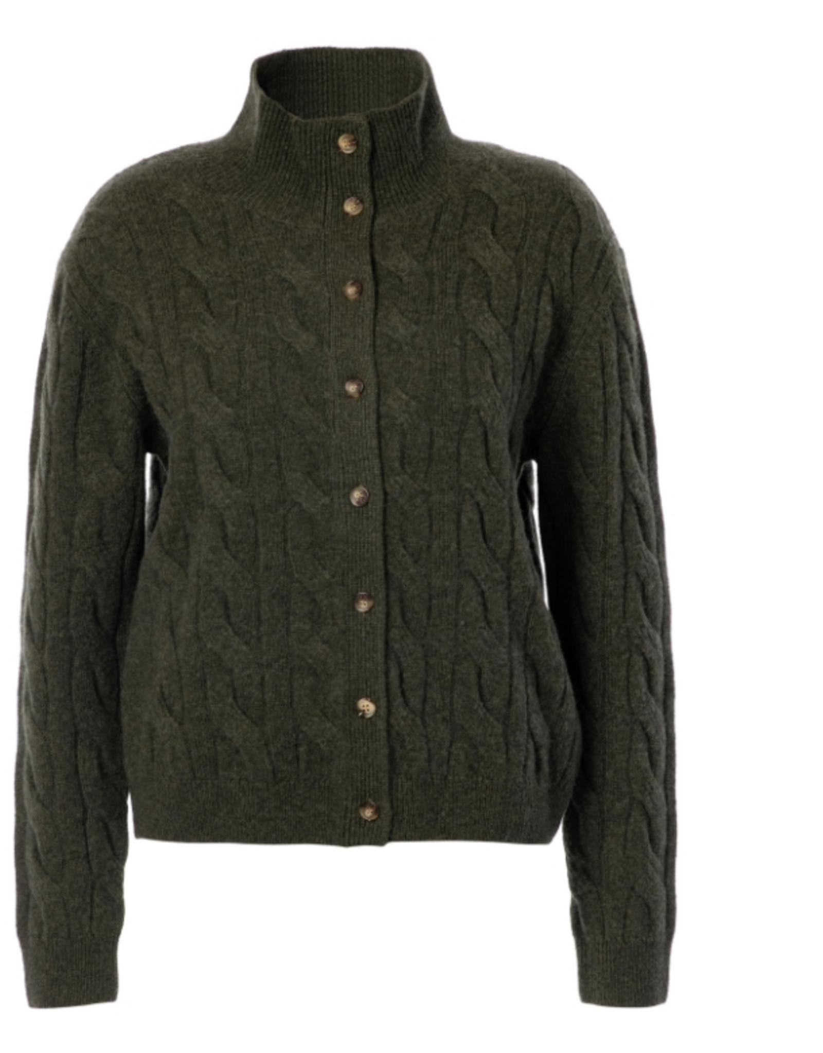 JcSophie Pippin Vest Met Kabel Thyme Green