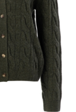 JcSophie Pippin Vest Met Kabel Thyme Green