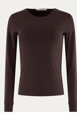 Moscow Shirt Lucia Dubbel Front Plum Solid