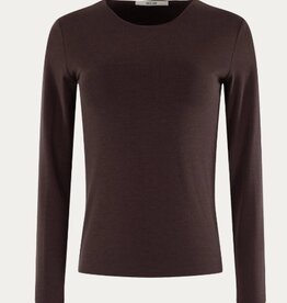 Moscow Shirt Lucia Dubbel Front Plum Solid