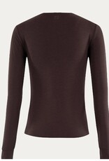 Moscow Shirt Lucia Dubbel Front Plum Solid