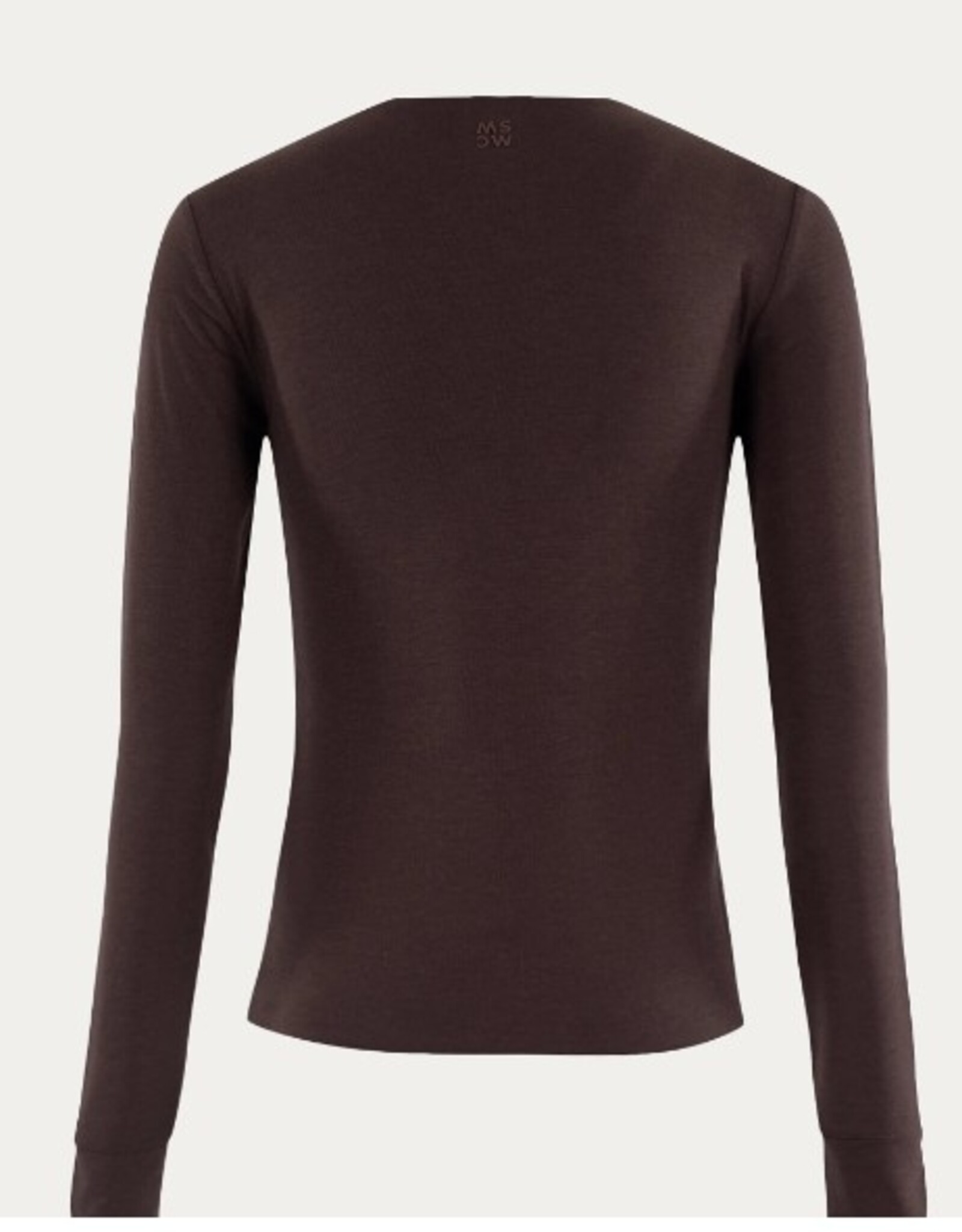 Moscow Shirt Lucia Dubbel Front Plum Solid