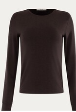Moscow Shirt Lucia Dubbel Front Chocolat