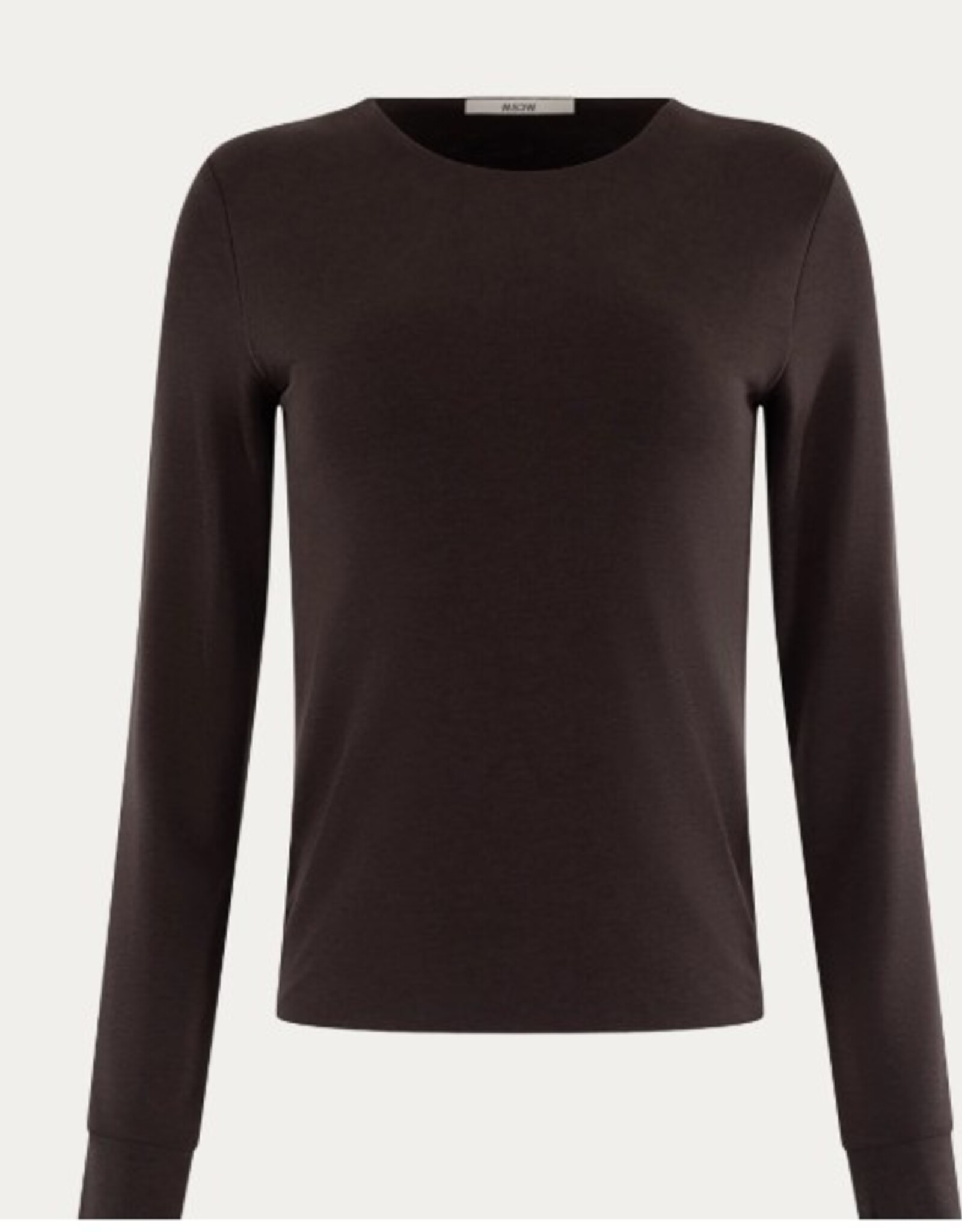 Moscow Shirt Lucia Dubbel Front Chocolat