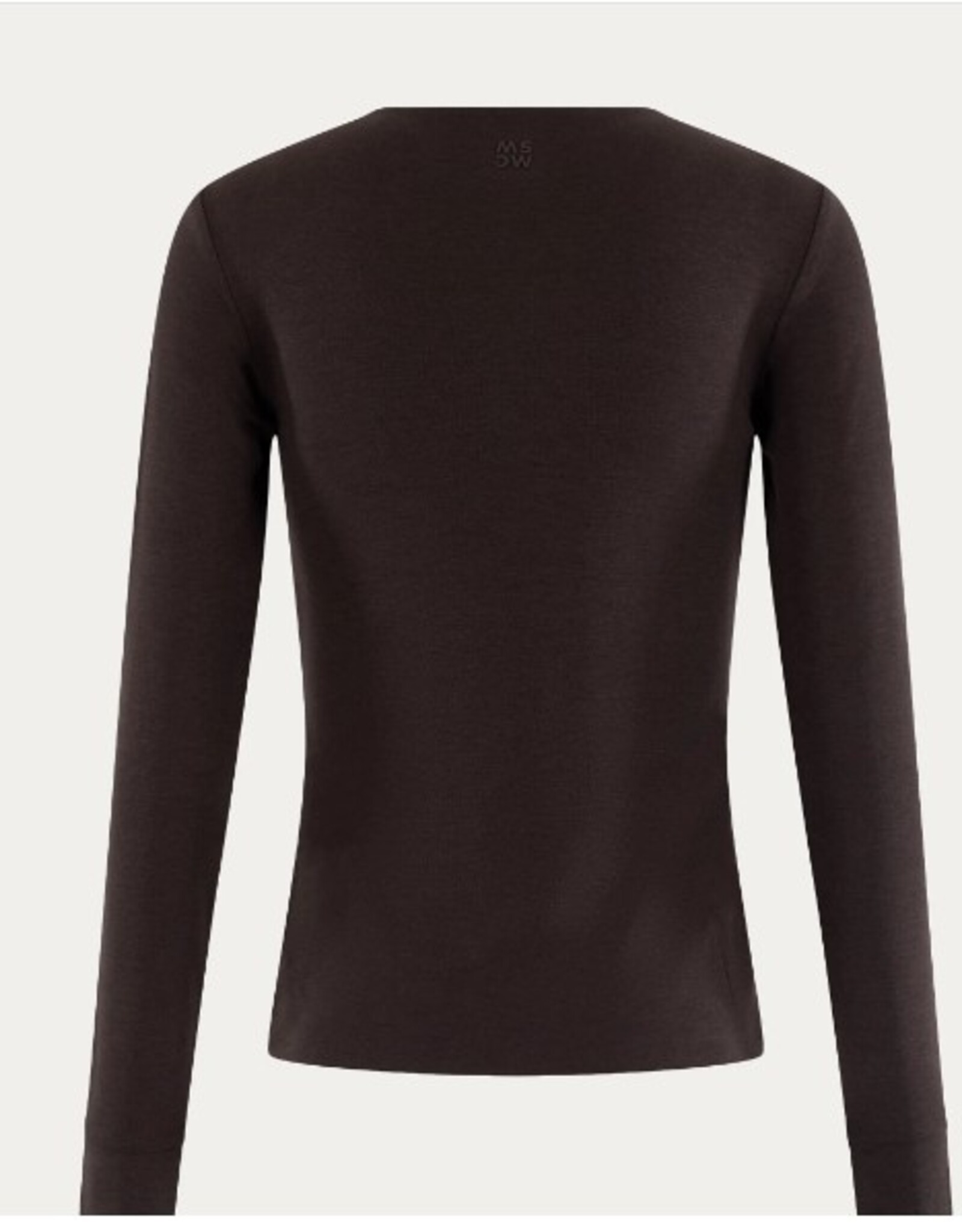 Moscow Shirt Lucia Dubbel Front Chocolat