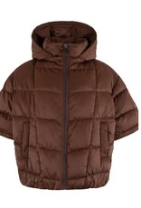 Anna Blue Body Warmer Rohan Caramel