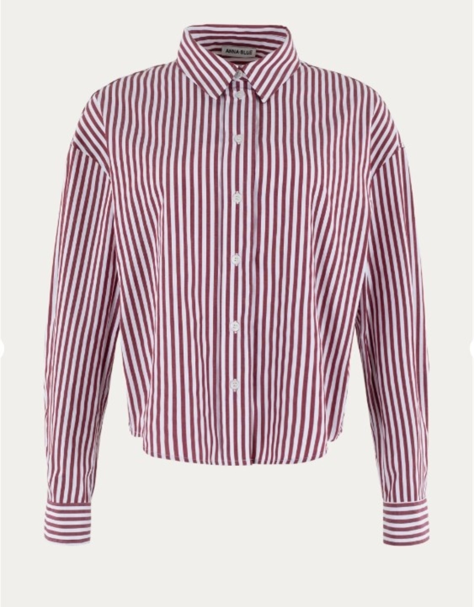 Anna Blue Blouse Sam Bordeaux Streep