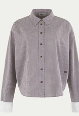 Anna Blue Blouse Sam Bruine Check