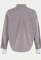 Anna Blue Blouse Sam Bruine Check