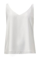 Swing Top Satijn Chiffon Wit