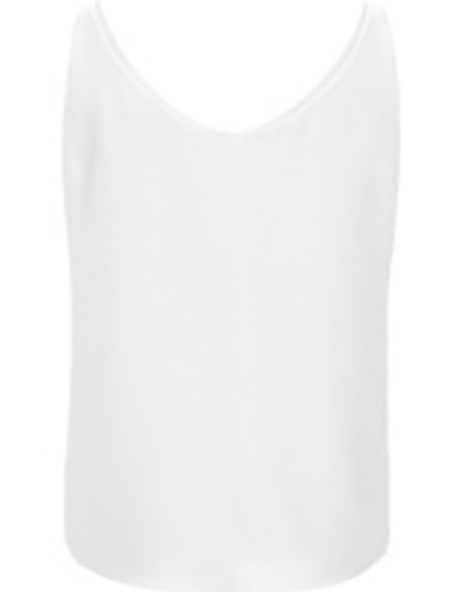 Swing Top Satijn Chiffon Wit