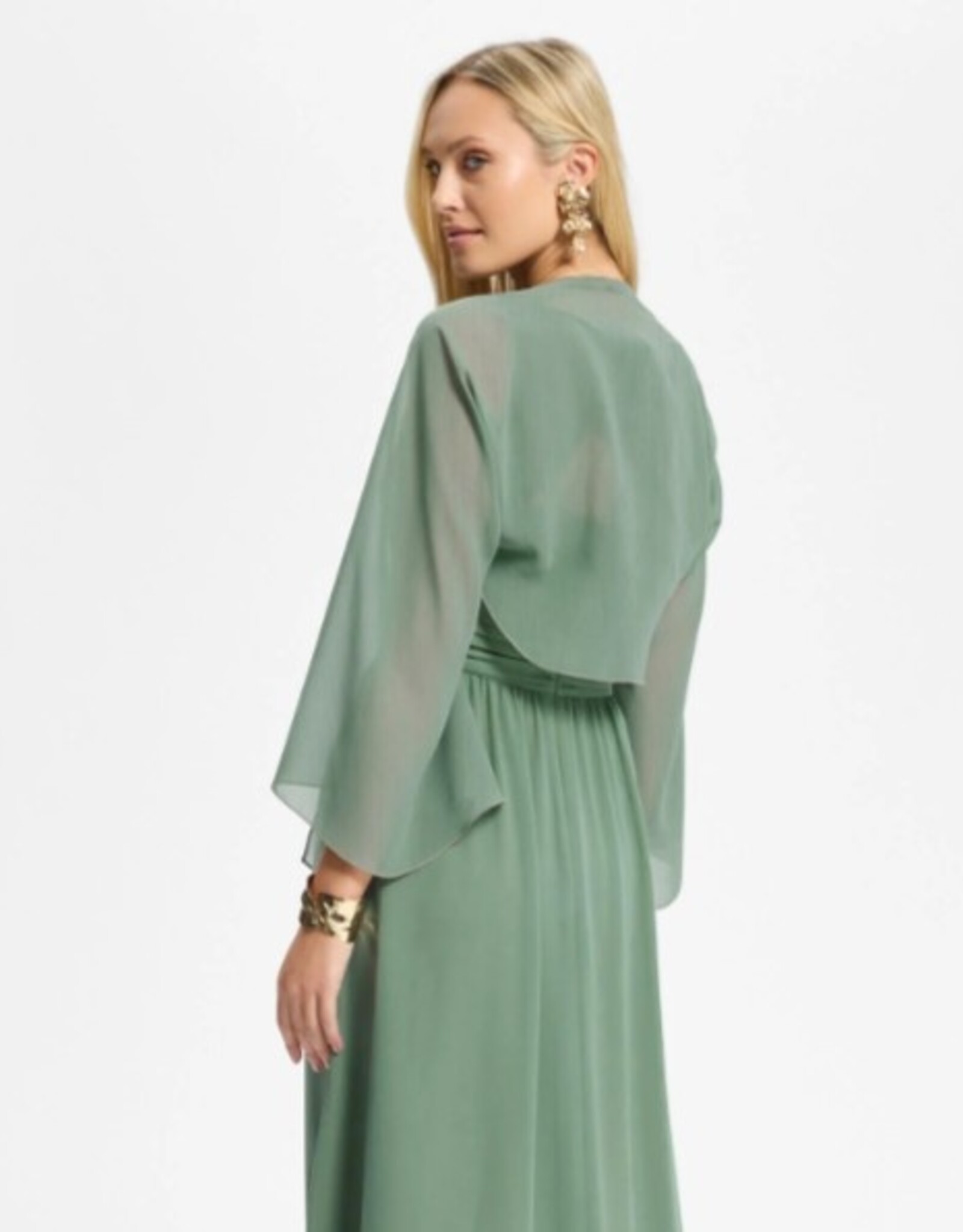 Swing Stola Met Mouw Pistacho Green