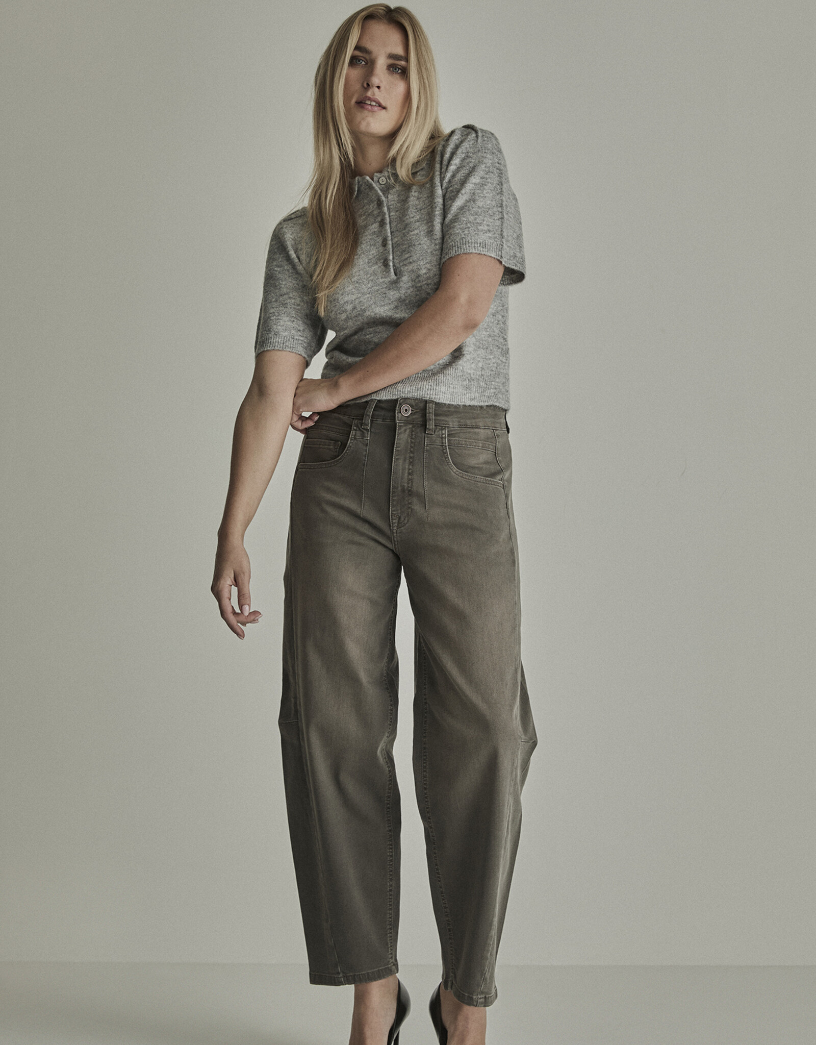 Para MI Jeans Coco Vintage Denim Green Smoke Regular