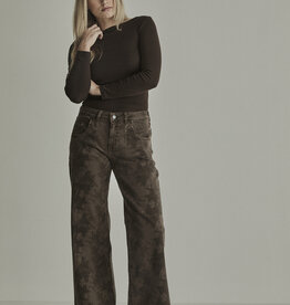 Para MI Jeans Mira/ Winter Prints Deep Brown