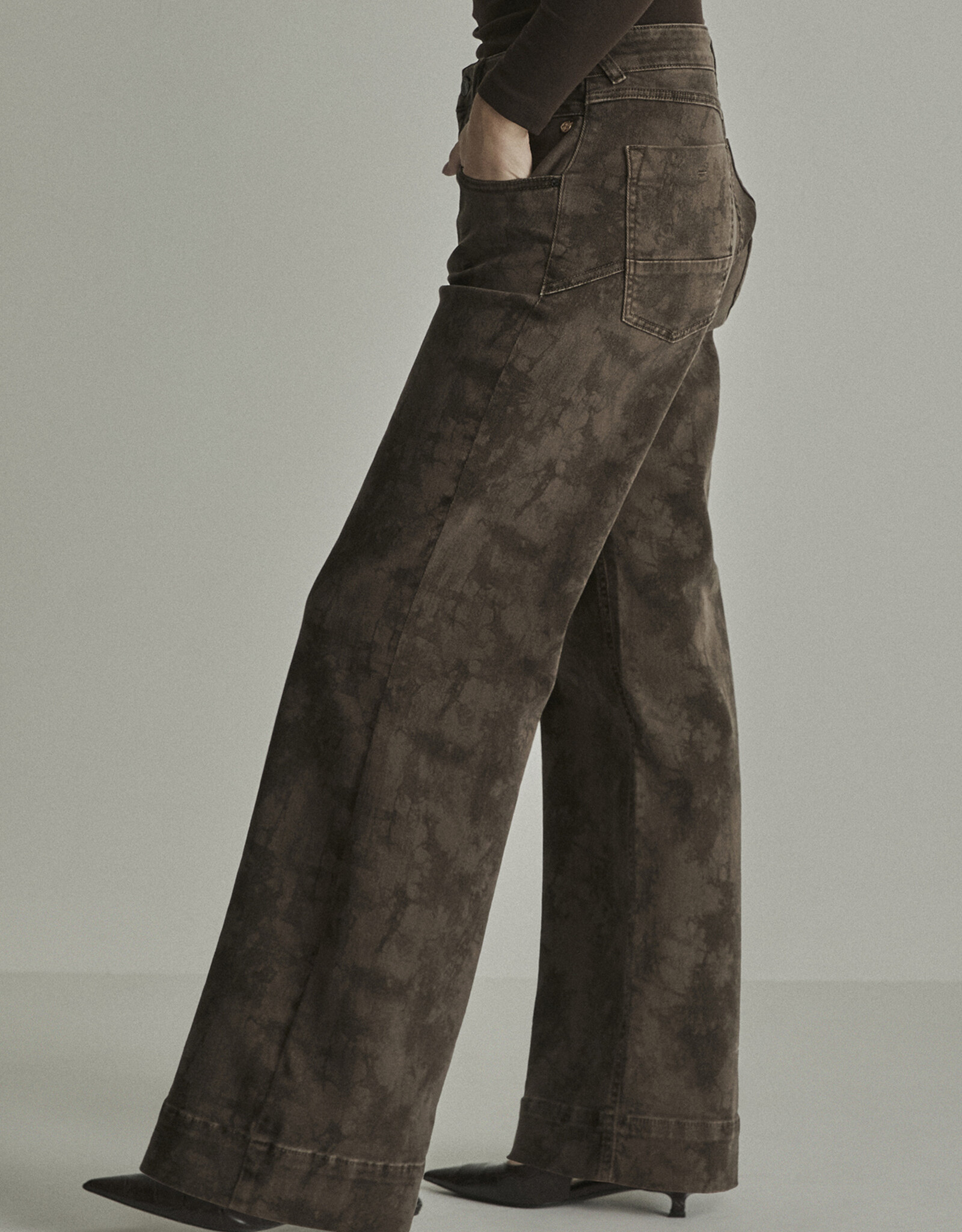 Para MI Jeans Mira/ Winter Prints Deep Brown
