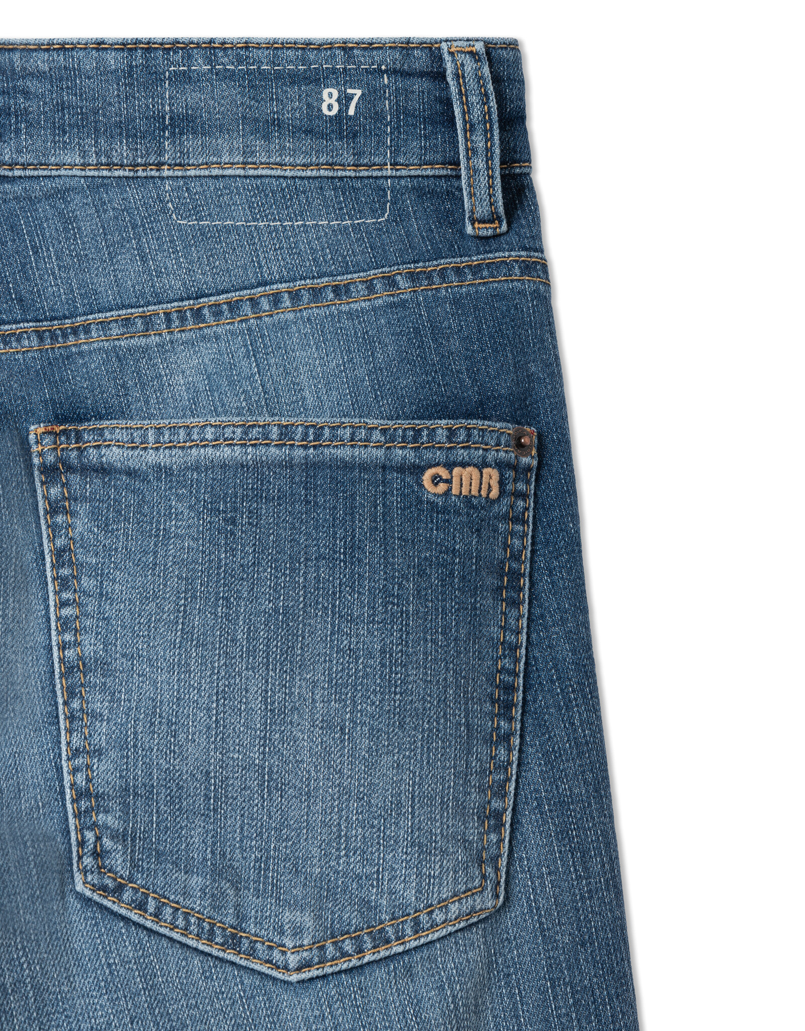 Cambio Jeans Fabienne Twiste Studio87 Slub Dark Used 7-26.