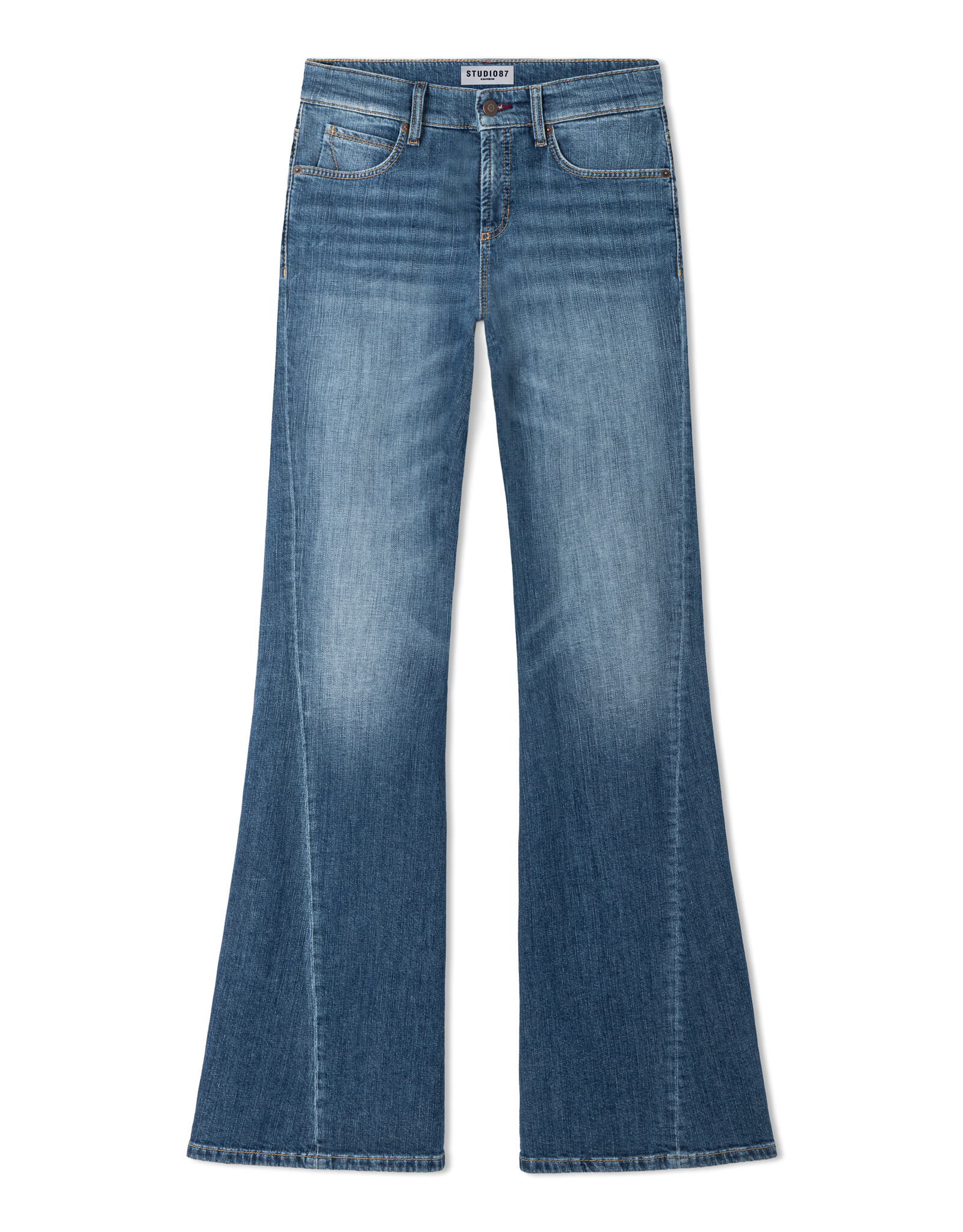 Cambio Jeans Fabienne Twiste Studio87 Slub Dark Used 7-26.