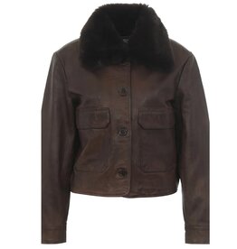 JcSophie Pure Jacket Leather Antique Brown