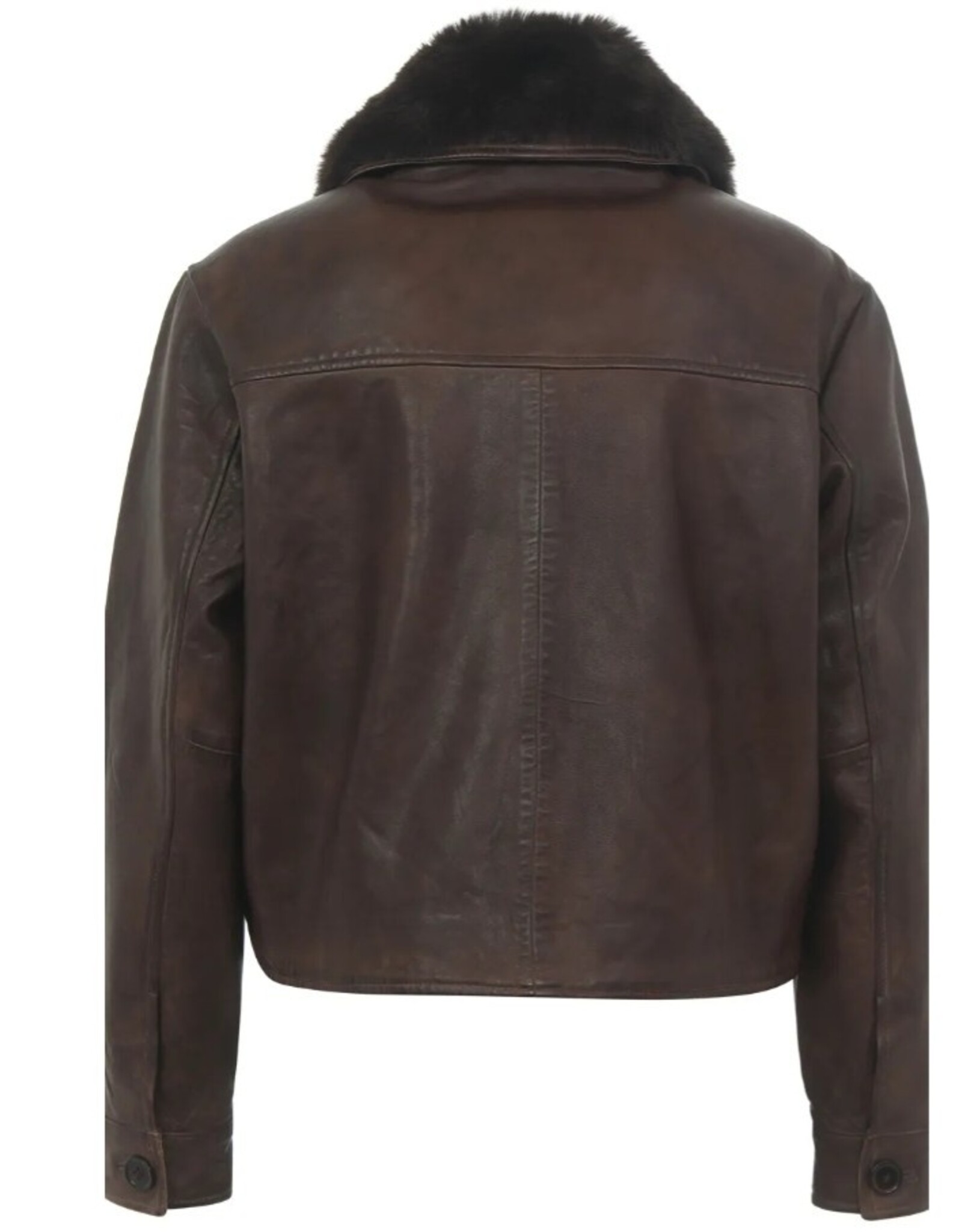 JcSophie Pure Jacket Leather Antique Brown